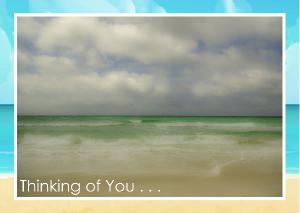 Soft Gentle Panama City Beach Florida Card