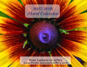 2025 2026 17 Month Floral Calendar