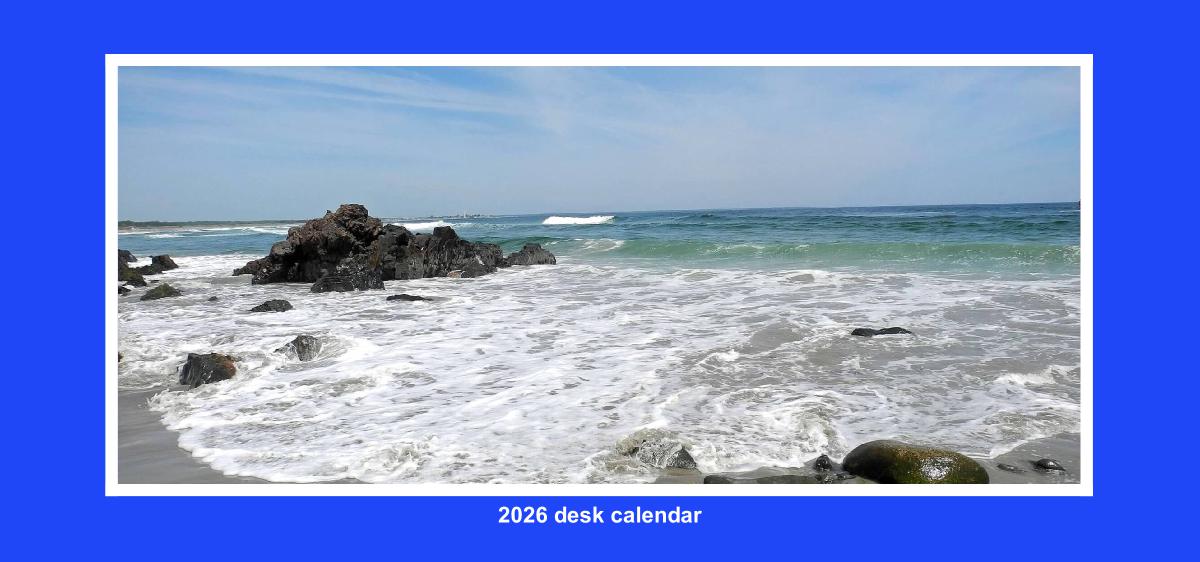 desk calendar Coastal Maine