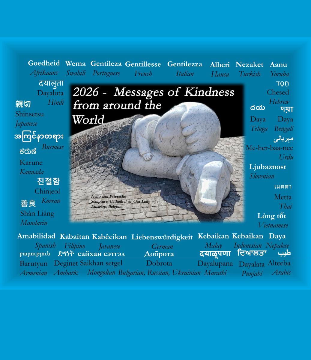 Desk calendar, Messages of KINDNESS from World