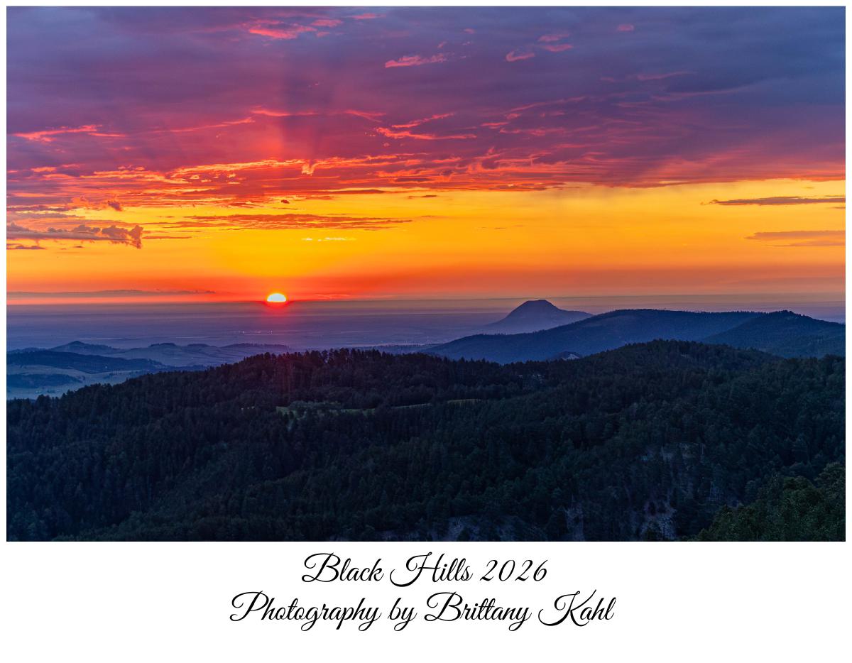 2026 Black Hills Calendar
