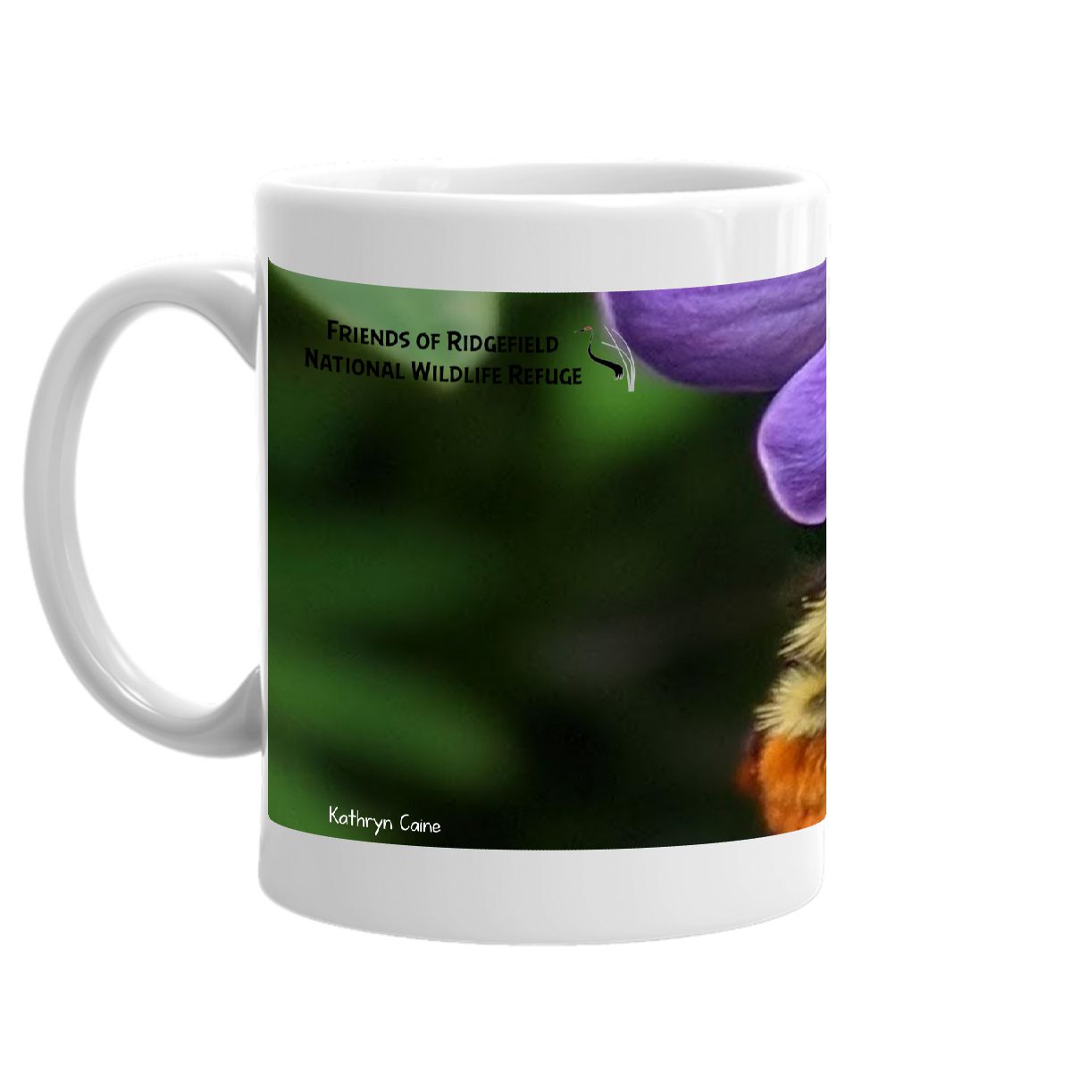 2022 Lupine Flower and Bumblebee mug