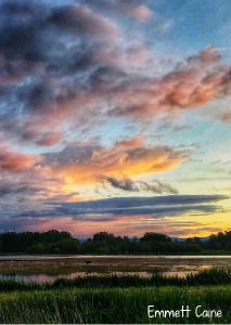 2022 Stormy Refuge Sunset photo card