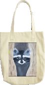 2021 SB Youth Art Contest Raccoon tote bag