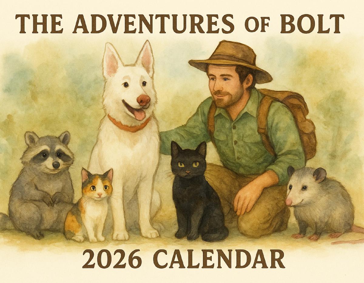 The Adventures of Bolt 2026 calendar