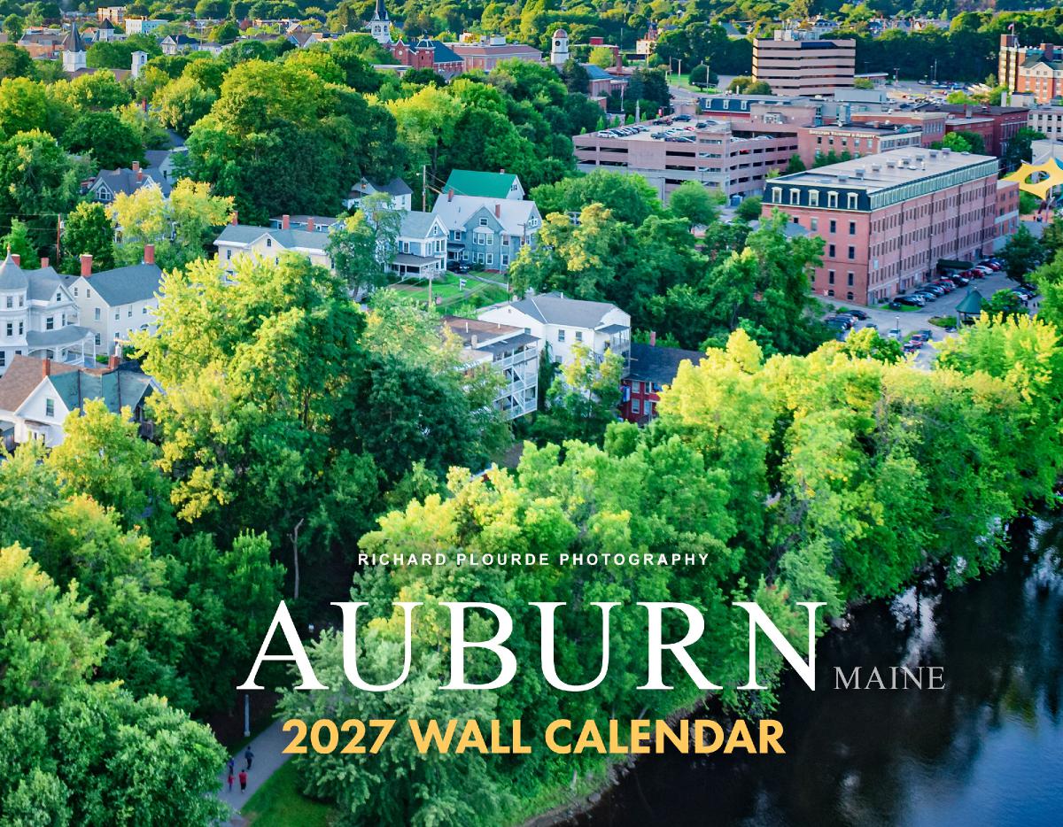 Auburn Maine 2027 Wall Calendar