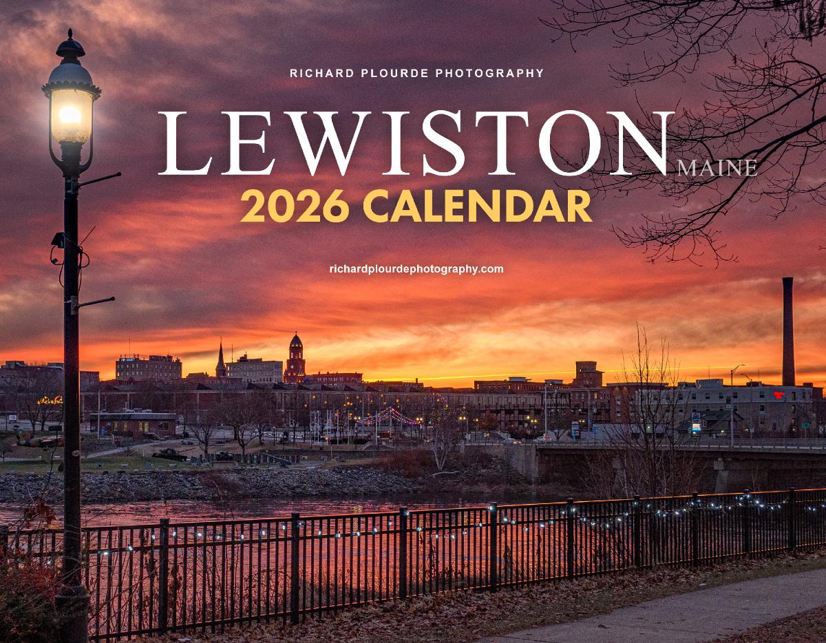 Lewiston Maine 2026 Wall Calendar