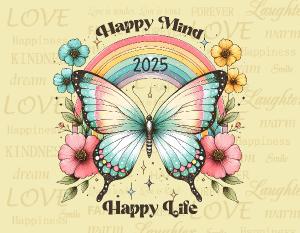 2025 Colorful Monthly Calendar