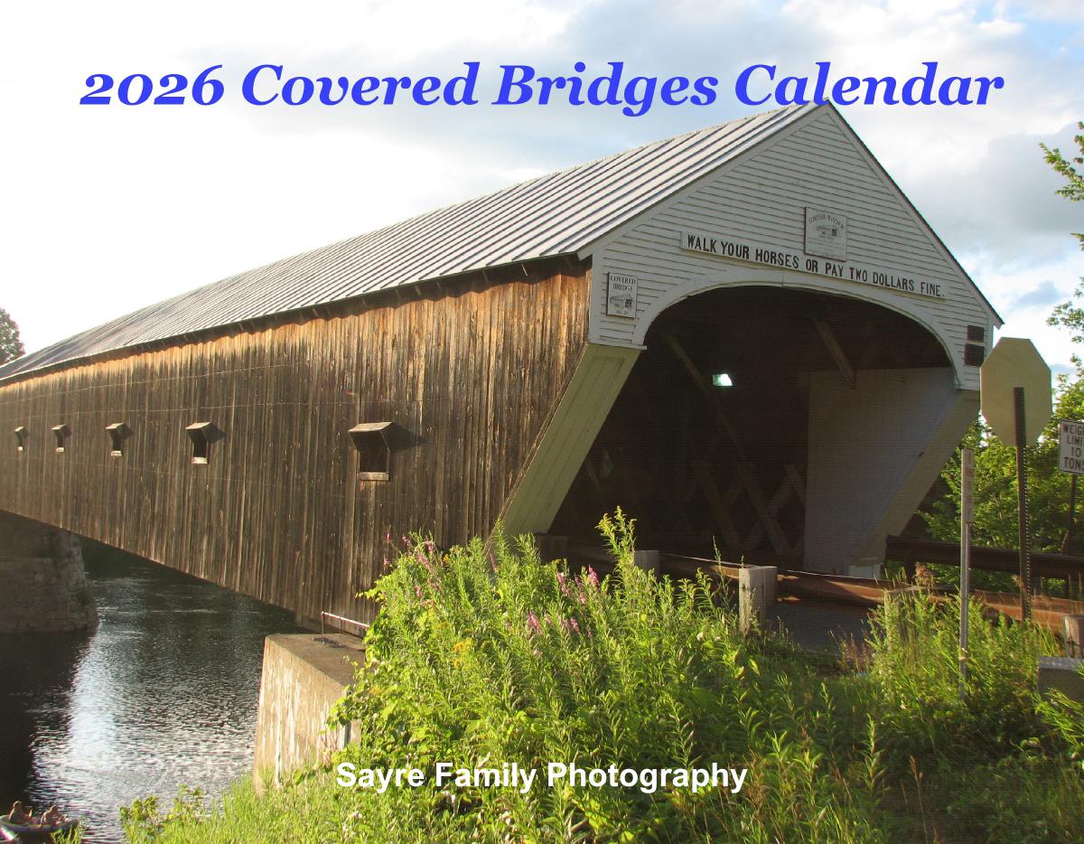2026 Covered Bridges Calendar