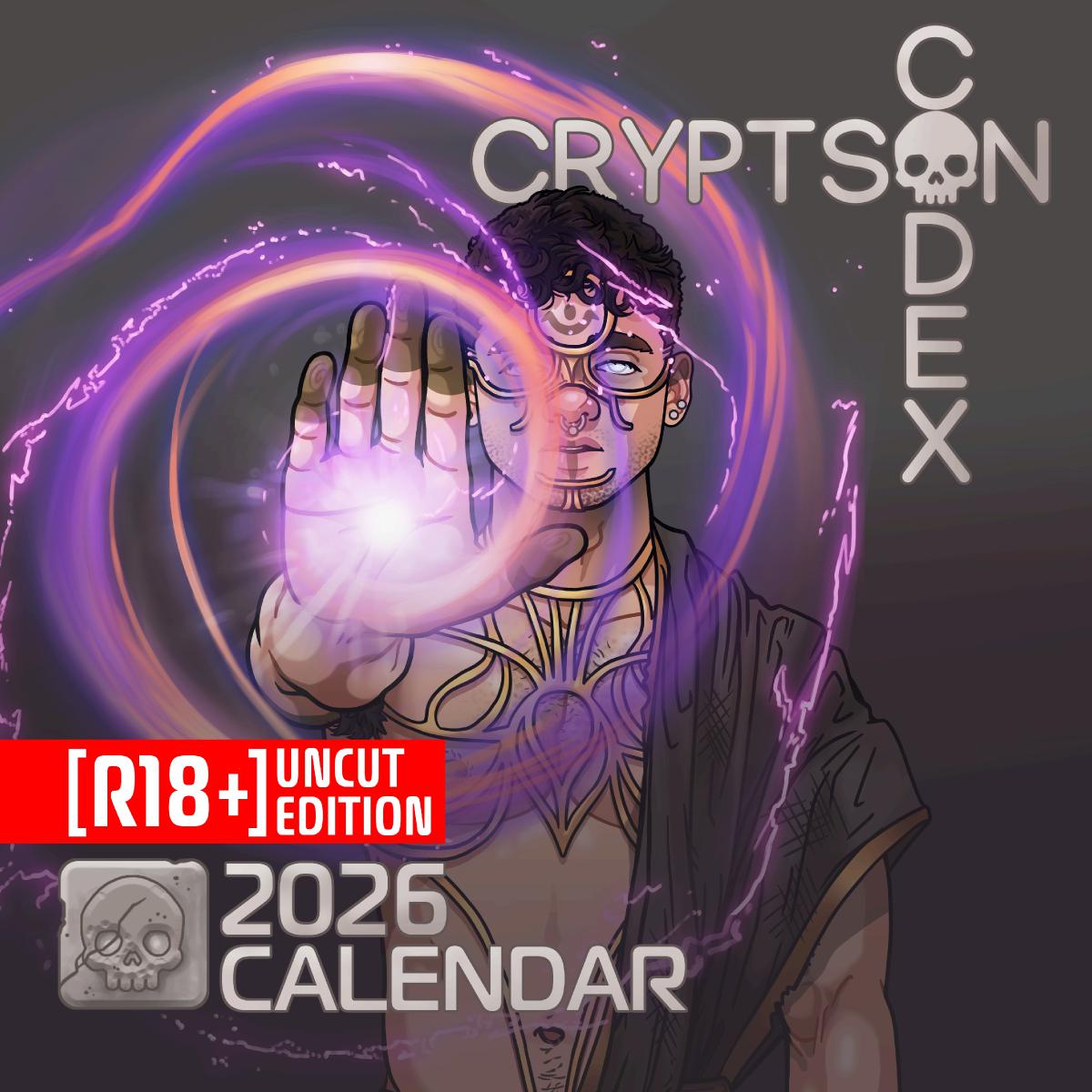 UNCENSORED Cryptson Codex 12x12in Calendar