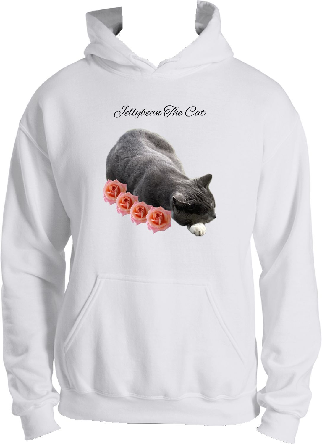 JellyBean Hoodie White 1