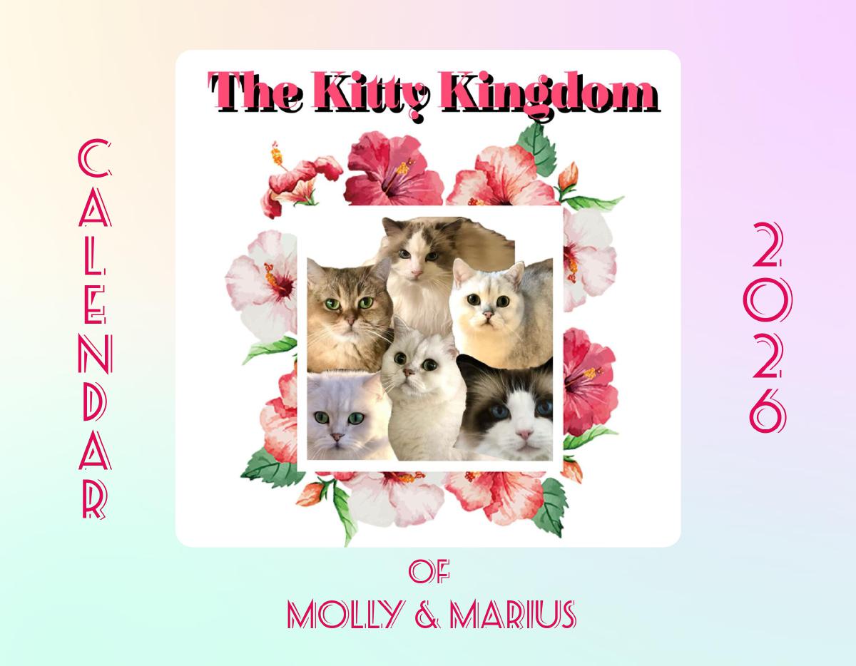 Kitty Kingdom Calendar 2026