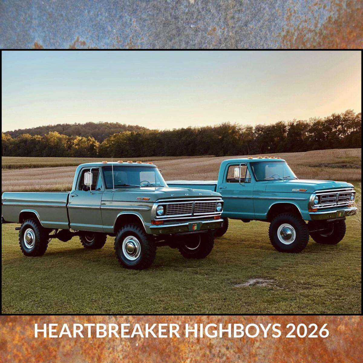 Heartbreaker Highboys 2026 Calendar