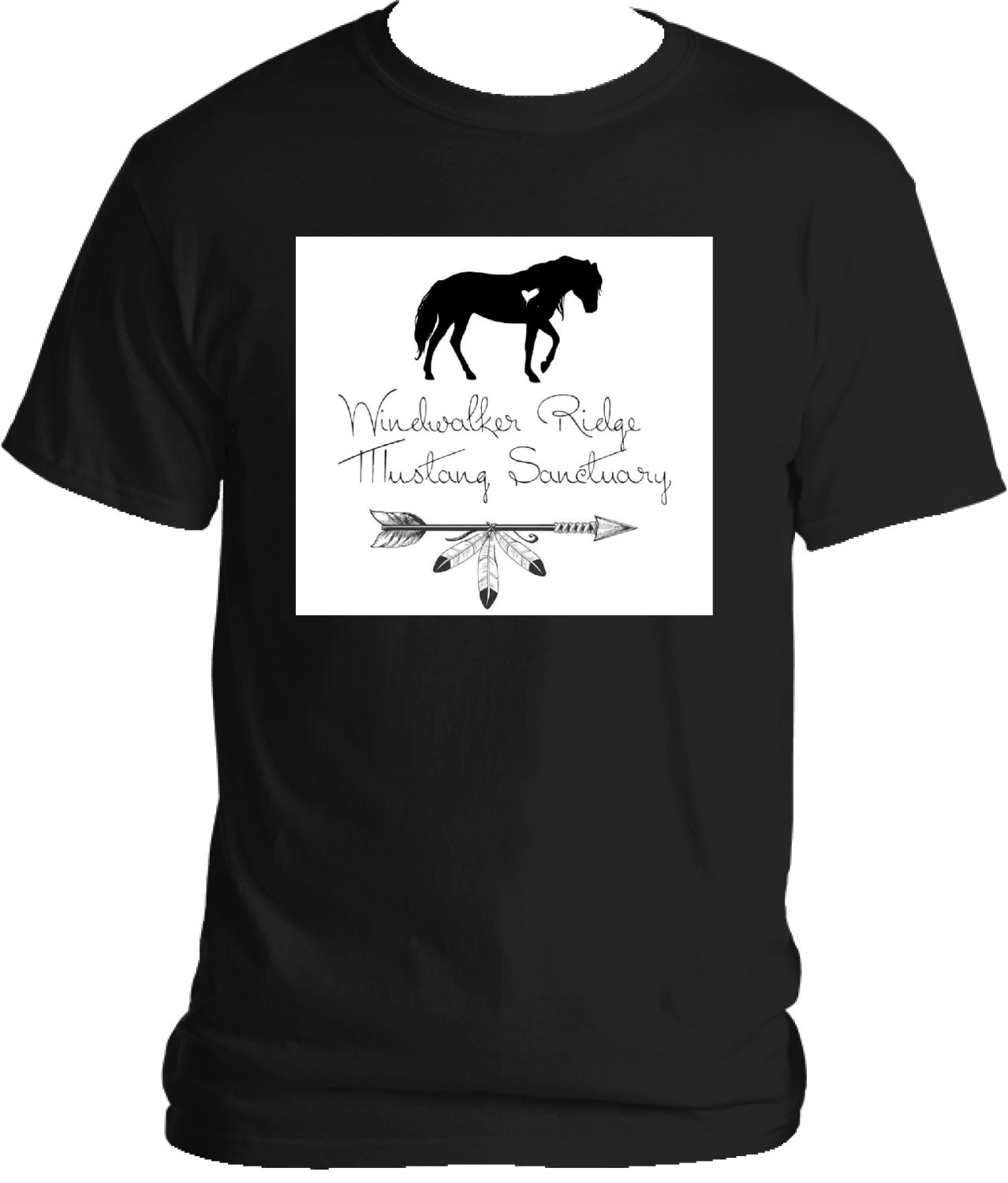 Windwalker Ridge Mustang Sanctuary Logo T-shirt
