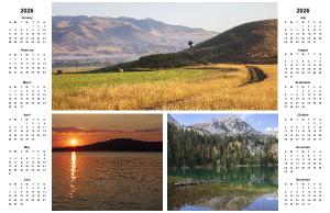 2026 WTP Landscape Poster Calendar