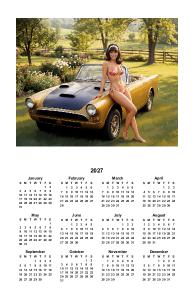 Sunbeam Tiger pinup